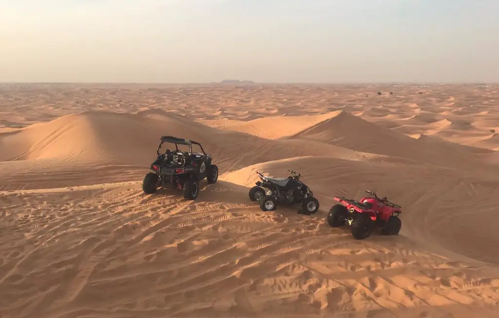 UTV desert safari in Dubai