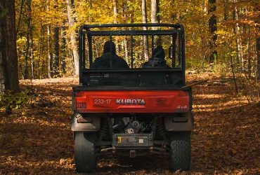 Kubota diesel UTV in the forest
