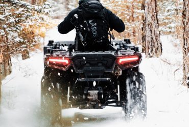 atv for plowing snow