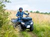 A man rides a beginner-friendly ATV for the first time